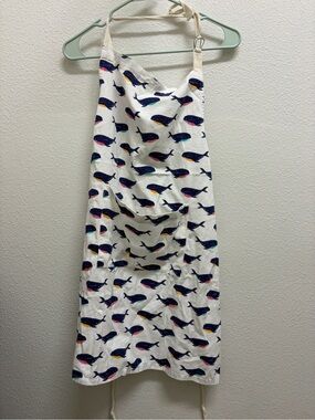 Batela 100% cotton whale apron